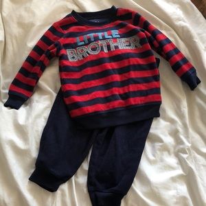 Little brother fleece set